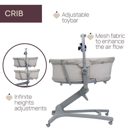 cumpără Leagăn Chicco 8707696 Baby Hug Pro, 5in1, Beige Latte, 0+ luni în Chișinău 