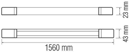 cumpără Corp de iluminat interior Horoz IRMAK-45W, 6400K, 156cm (059-004-0045) în Chișinău 