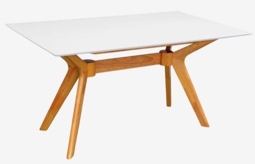 купить Комплект стол и стулья Evelin di Costacurta стол Raffles Rectangular White Bella beech + 6 стульев LC-021 Black в Кишинёве 