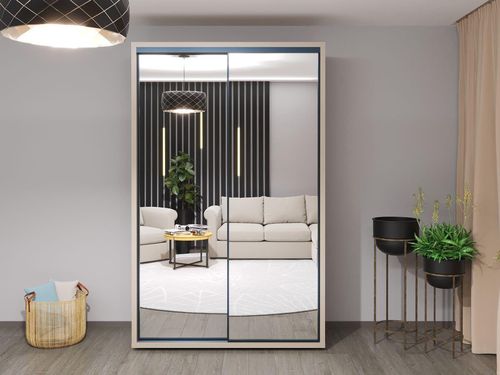 cumpără Dulap Bayro Parma 1400x2250x600 серый камень, купе în Chișinău 