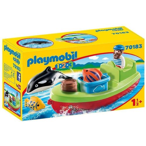 cumpără Set de construcție Playmobil PM70183 Fisherman with Boat în Chișinău 