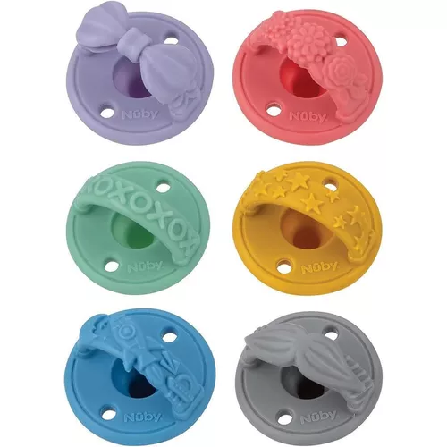 cumpără Suzetă Nuby NV02007S Силиконовый прорезыватель-пустышка (3m+) în Chișinău 