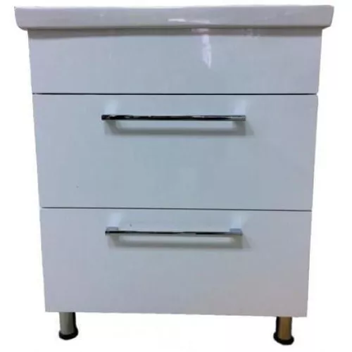 cumpără Dulap pentru lavoar Quattro Taormina NEW WHITE 80 cu 2080 în Chișinău 