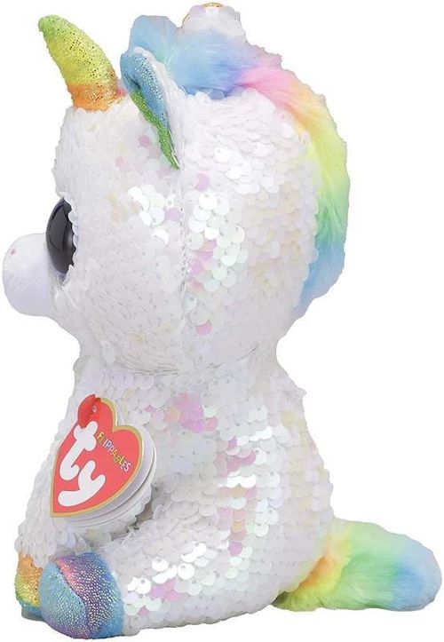 купить Мягкая игрушка TY TY36669 Flippables PIXY white unicorn 15 cm в Кишинёве 