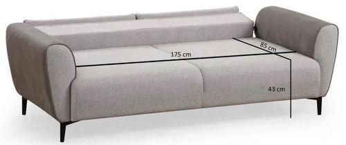 купить Диван Trendy Aren Gri (3 locuri) в Кишинёве 