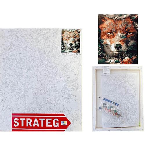 cumpără Tablou pe numere Strateg 57277 Frumusete roscata 40x50cm în Chișinău 