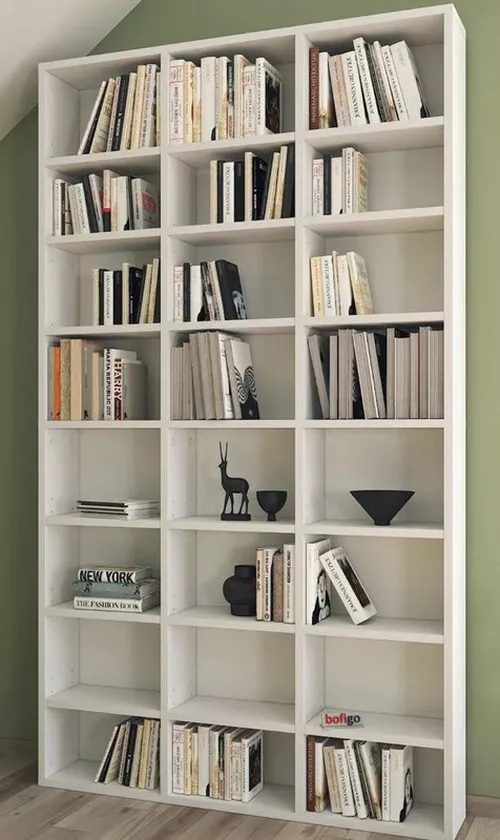 cumpără Raft de birou Nex Home Multi raft, 101x16,3x178 cm, Alb (15-24-01) în Chișinău 