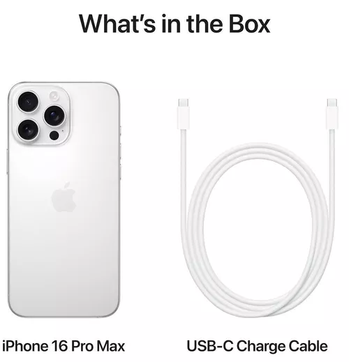 cumpără Smartphone Apple iPhone 16 Pro Max 512GB White Titanium MYX13 în Chișinău 
