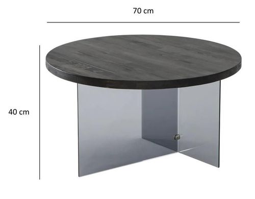 купить Журнальный столик Trendy Serenity, Antracit, Gri inchis в Кишинёве 