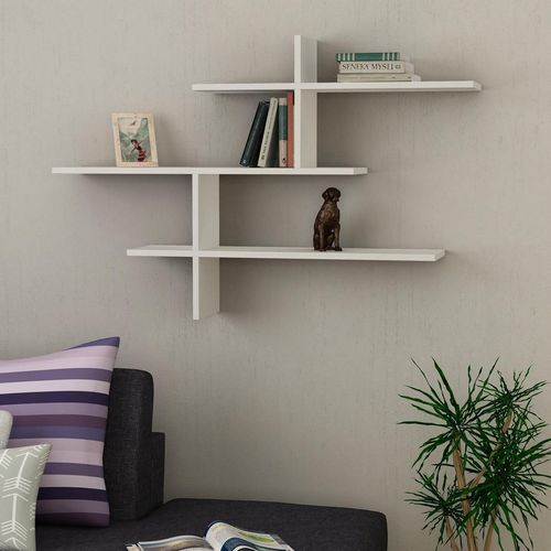 купить Полка декоративная Trendy Leu-Alb 123x80x22cm (GTR005375) в Кишинёве 