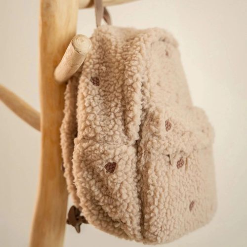 cumpără Rucsac pentru copii Little Dutch LD4917 Rucsac din material teddy Taupe în Chișinău 