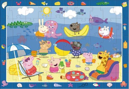 купить Головоломка Dodo 200473 Puzzle Vacanța de vară, seria Peppa Pig, 50 elem в Кишинёве 