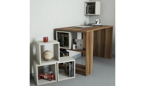 купить Офисный стол Trendy Cutie, Nuc, Crema 120x75x65cm в Кишинёве 