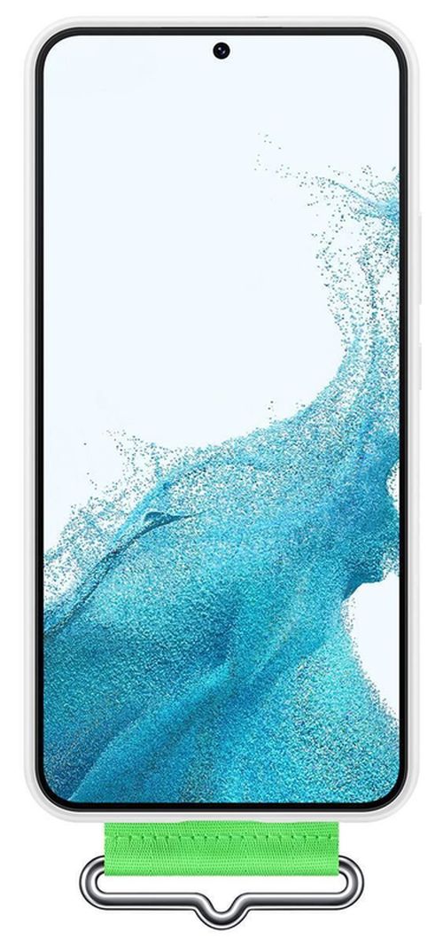 купить Чехол для смартфона Samsung EF-GS906 Silicone with Strap Cover White в Кишинёве 