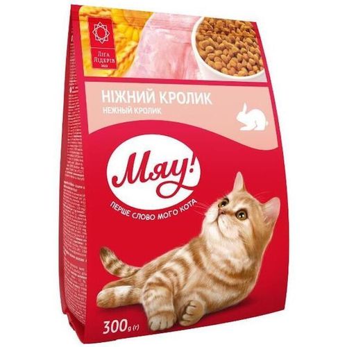купить Корм для питомцев Мяу! 24231118 Сухой корм для взрослых кошек, кролик, 21х300гр в Кишинёве 