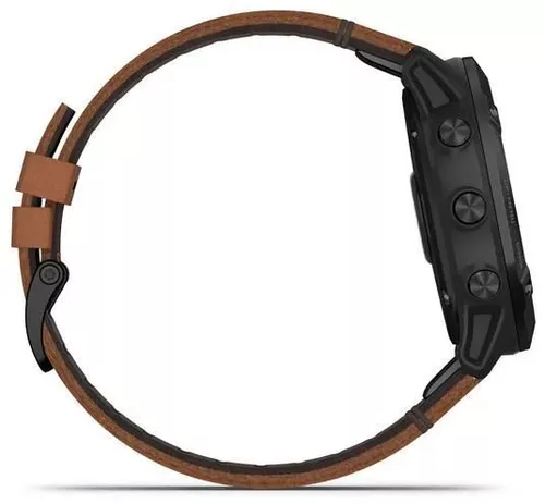 купить Смарт часы Garmin fenix 6X Pro Sapphire editions Black DLC with chestnut leather band в Кишинёве 