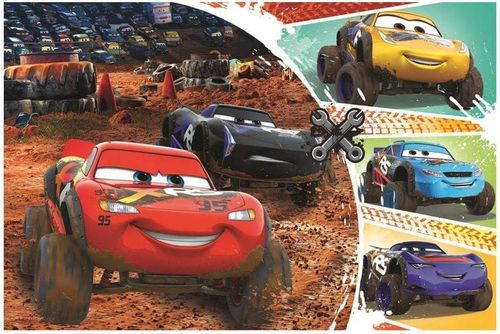 купить Головоломка Trefl 17327 Puzzles 60 Lightning McQueen with friends в Кишинёве 