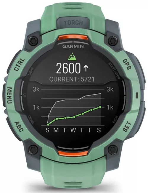 купить Смарт часы Garmin Instinct 3, 45 mm, Amoled, Neotropic with Neotropic Band (010-02936-01) в Кишинёве 