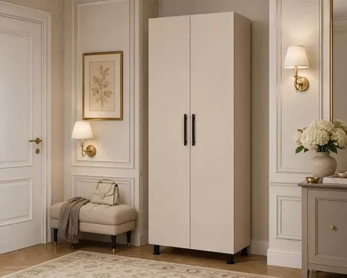 купить Шкаф Mashtab 12443 Tores cu bară (800x500x2000) Cashmere в Кишинёве 