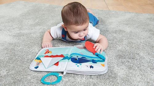 купить Мягкая игрушка Tiny Love 3333111611 Carticica moale, Where Do I Travel, Soft Book Meadow Days в Кишинёве 