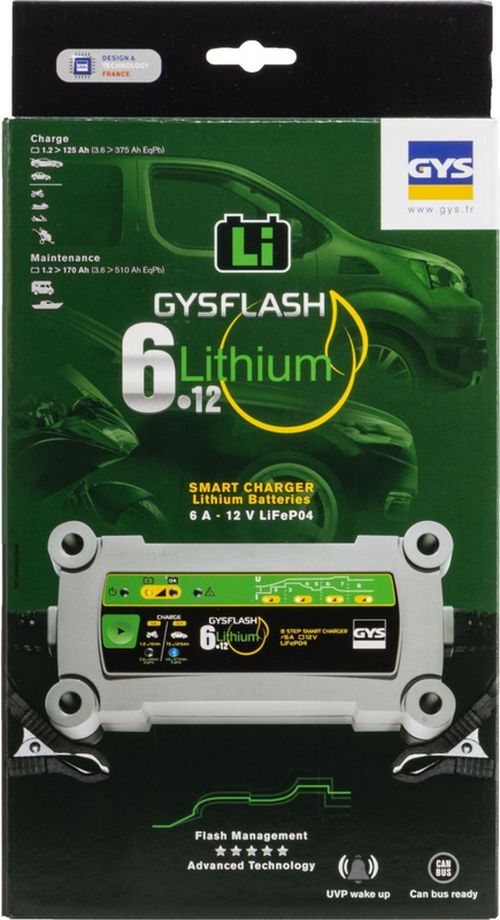 cumpără Încărcător acumlator auto GYS GYSFLASH 6.12 LITHIUM (Инвертер) în Chișinău 