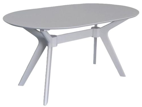 купить Стол Evelin di Costacurta Raffles Oval White, 1500x900x750 (нераскладной) в Кишинёве 