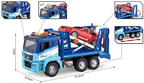 купить Машина Wenyi WY1120A 1:10 Camion cu macara cu fricțiune (lumini /sunete) в Кишинёве 