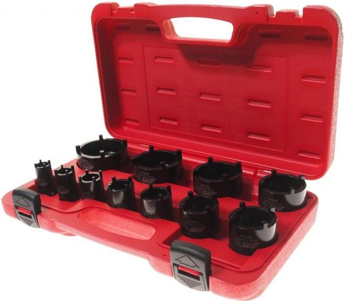 cumpără Set de tubulare, bite, duze JTC JTC-5431 набор головок зубчатых 1/2", внешние (11 предметов) în Chișinău 
