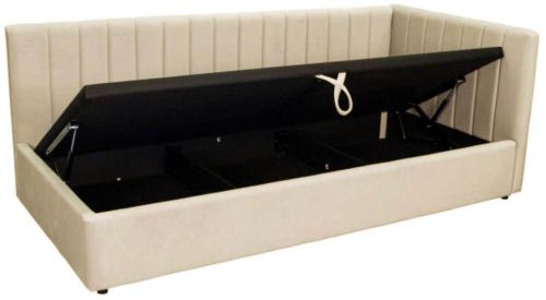 cumpără Pat pentru copii Interdepo OLVIA 90 Left bed, Бежевый în Chișinău 