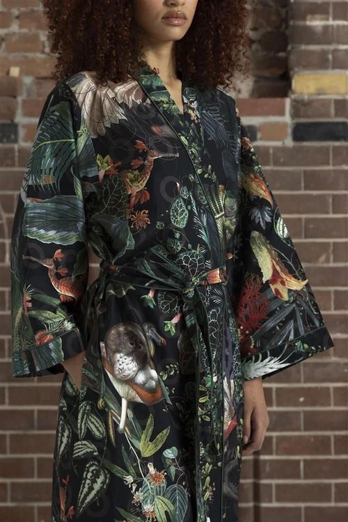 cumpără Halat Moooi 279402 Menagerie of Exti Ani Kimono L/XL Raven în Chișinău 
