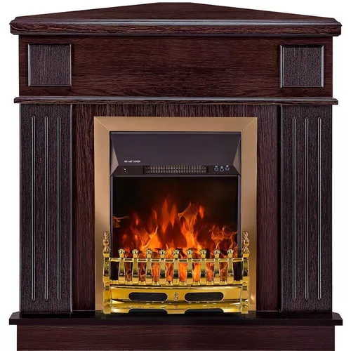 купить Камин электрический ArtFlame Marina de colt & Galileo gold, 1000x1000x500 mm, Wenge в Кишинёве 