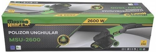 купить Шлифовальная машина Master Kraft MSU-2600 (1808) 230 мм 2,6 кВт в Кишинёве 