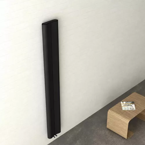 cumpără Radiator Carisa CURVY 1800x245 CUR 9005 TEX Black (2 elem) alum în Chișinău 
