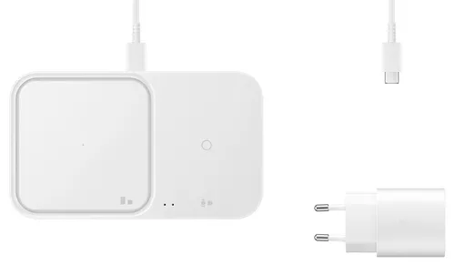 cumpără Încărcător wireless Samsung EP-P5400TW 15W Charger Duo with TA White în Chișinău 