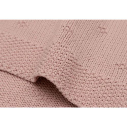 cumpără Lenjerie de pat pentru copii Jollein 516-511-68031 Paturica Cosy Knit Wild Rose, 75x100cm în Chișinău 