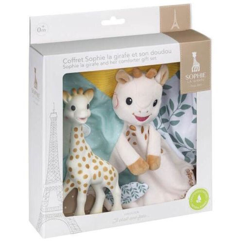 cumpără Jucărie de pluș Sophie la Girafe 850806 Set Girafa Sophie + jucarie doudou Sophie în Chișinău 