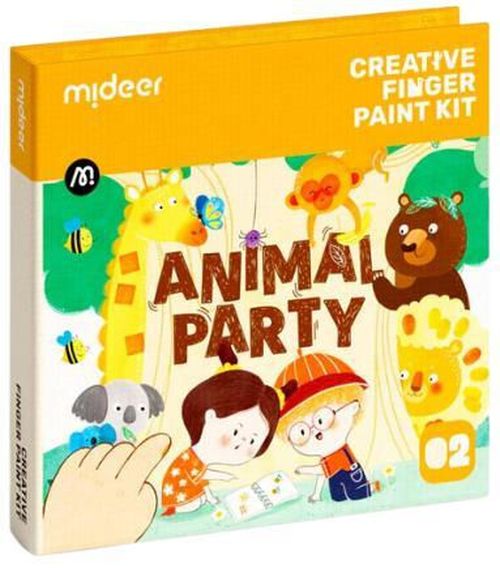 cumpără Set de creație Mideer CT1505 Set de pictură cu degete Petrecerea animalelor în Chișinău 