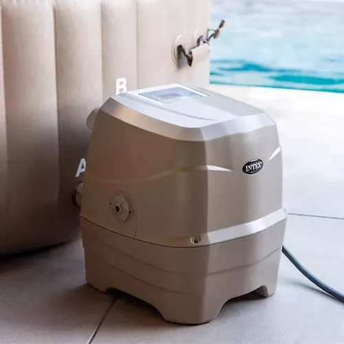 купить Бассейн с джакузи Intex 28412 Jacuzzi SPA gonflabil Sahara Tan Round Bubble Spa 236х71cm, 1339L, 8 persoane в Кишинёве 