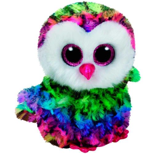 cumpără Jucărie de pluș TY TY37221 OWEN multicolor owl 15 cm în Chișinău 