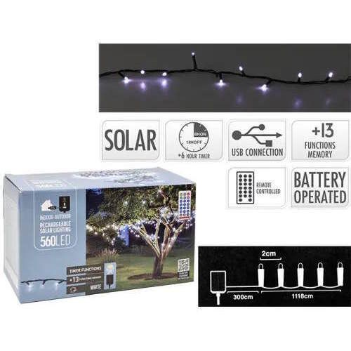 купить Гирлянда Promstore 54354 Luminițe Sarpe 560 LED 11,2m, alb в Кишинёве 