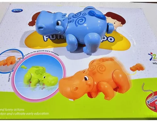 купить Аксессуар для купания Hola Toys 517 Jucarie Hippo displey 6 в Кишинёве 