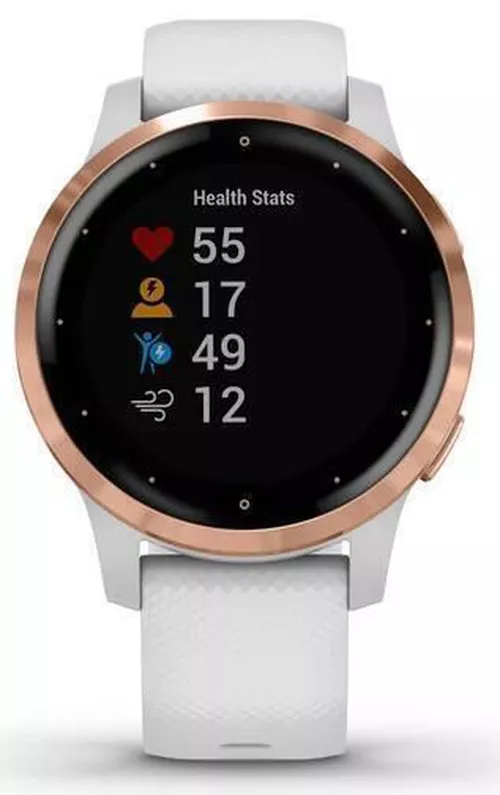 купить Фитнес-трекер Garmin Vivoactive 4S White/Rose Gold E.EU (010-02172-23) в Кишинёве 