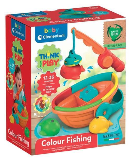 купить Игрушка Clementoni Думай и играй - Цветная рыбалка (17513) в Кишинёве 