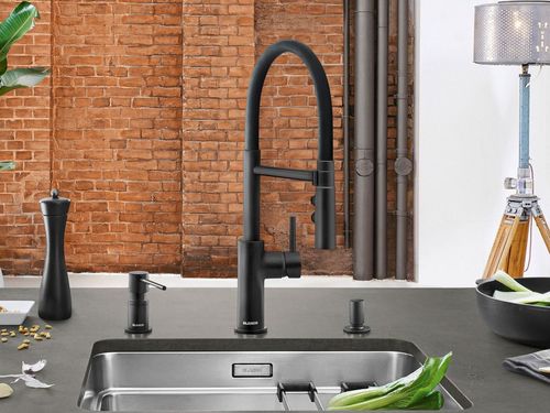 cumpără Bateria bucătărie Blanco Catris-S Flexo (525793) în Chișinău 