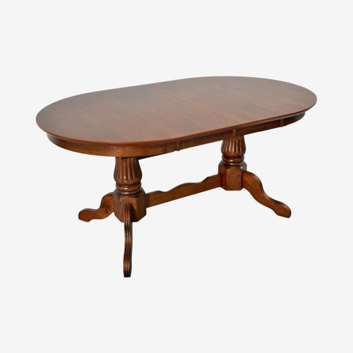 купить Комплект стол и стулья Evelin di Costacurta стол HV-33V Burnish Oak + 6 стульев Gloria Burnish oak/Ekea12 Dark Brown в Кишинёве 