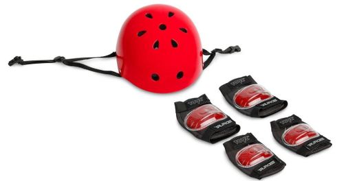 cumpără Trotinetă Toyz 0423 Tauro rosu + set protectie în Chișinău 