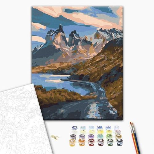 купить Картина по номерам BrushMe BS41084FC 40х50cm (fără cutie) Serpentină montană в Кишинёве 