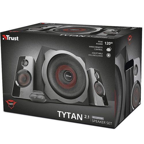 купить Колонки  Active Speakers Trust Gaming GXT 38T Tytan 2.1 Ultimate Speaker Set, 120w  - Black в Кишинёве 