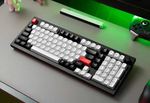 купить Клавиатура Keychron Q5 HE QMK Wireless Custom Full-Metal Mechanical Keyboard (Q5H-M1), Carbon Black в Кишинёве 