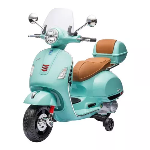 cumpără Mașină electrică pentru copii Chipolino ELMVE0251TG Мотоцикл Vespa GTS Super teal green în Chișinău 